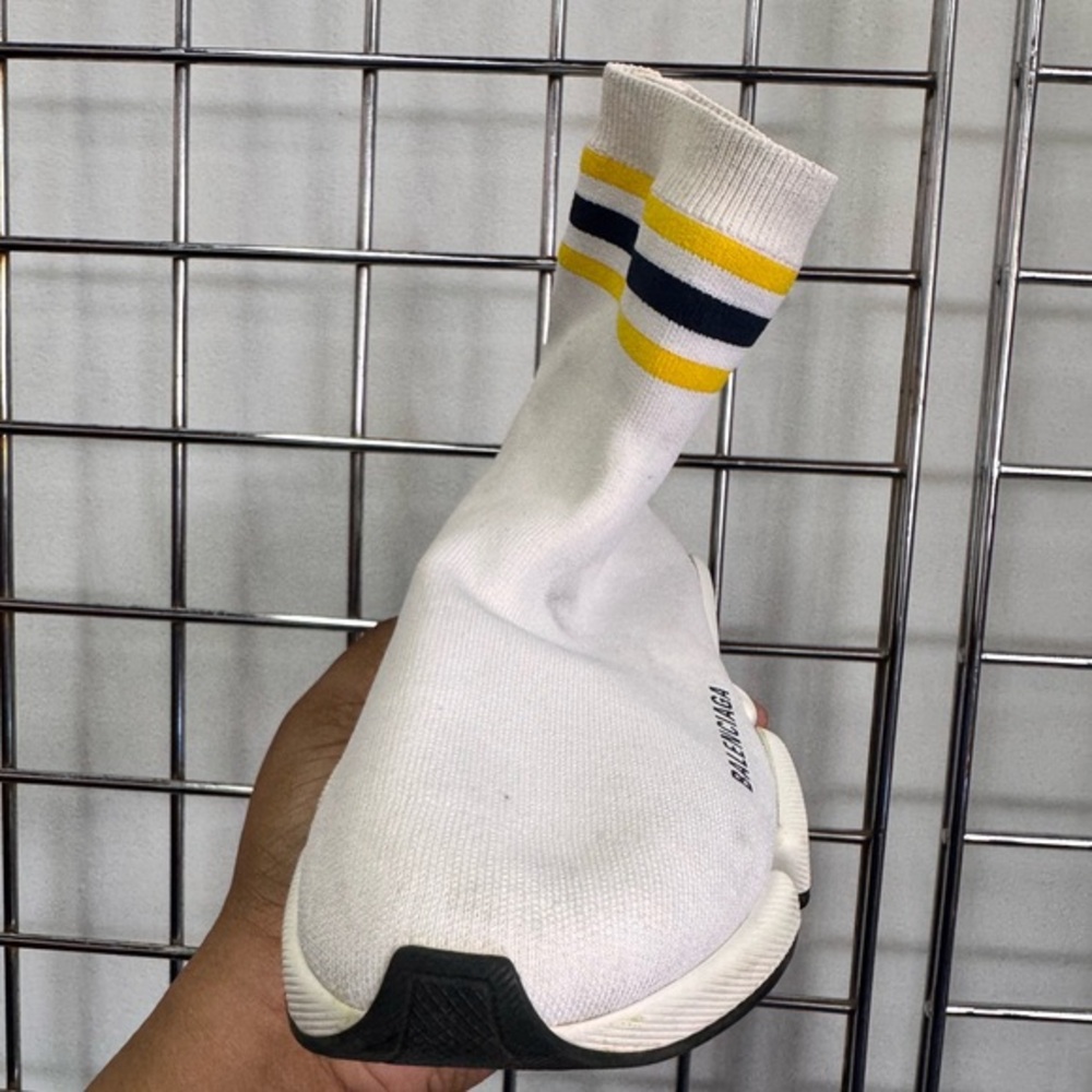 Balenciaga‎ Speed 2.0 Recycled Knit Sneaker White Sock Sneakers size EUR 39 - Picture 9 of 16
